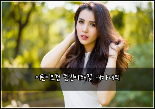 어린이보험 한번에해결  내자녀의