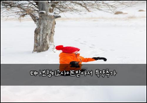 태아보험비교사이트받아서 특약추가