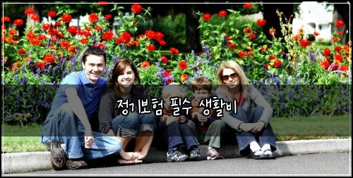 정기보험 필수  생활비