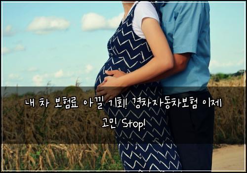  내 차 보험료 아낄 기회! 경차자동차보험 이제 고민 Stop!