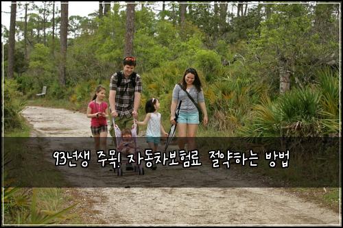 93년생 주목! 자동차보험료 절약하는 방법