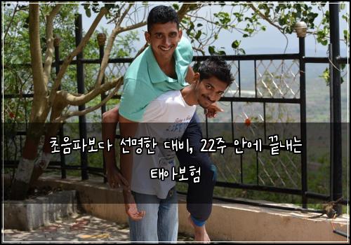  초음파보다 선명한 대비, 22주 안에 끝내는 태아보험