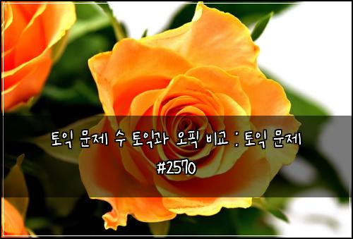 토익 문제 수 토익과 오픽 비교 : 토익 문제 #2570