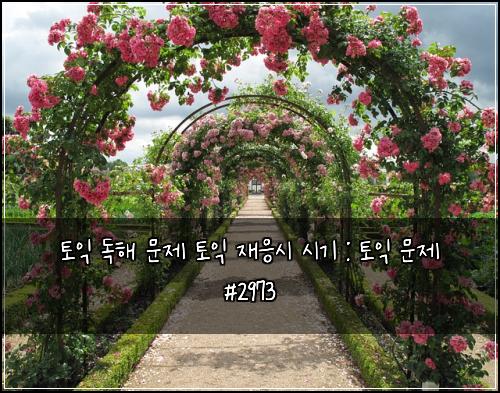 토익 독해 문제 토익 재응시 시기 : 토익 문제 #2973
