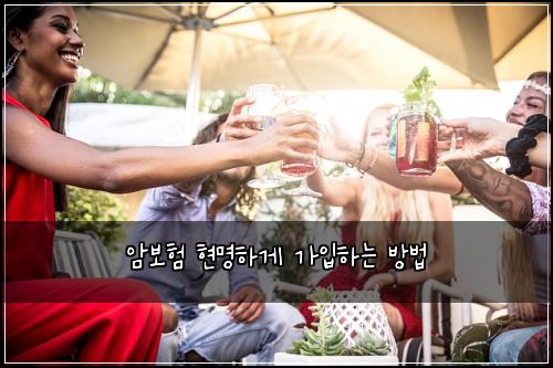 암보험 현명하게 가입하는 방법