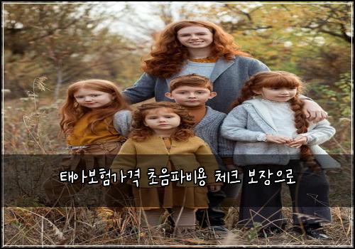 태아보험가격 초음파비용 체크 보장으로