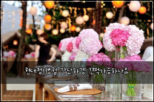 현대정기보험 간단하겡  견적가능하나요