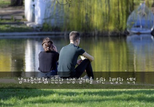  남자종신보험, 든든한 인생 설계를 위한 현명한 선택