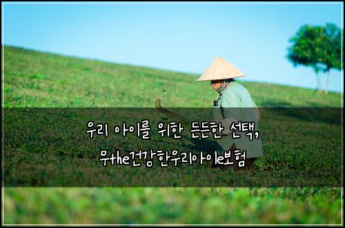  우리 아이를 위한 든든한 선택, 무the건강한우리아이e보험