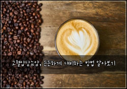 고혈압당뇨암, 든든하게 대비하는 방법 알아보기