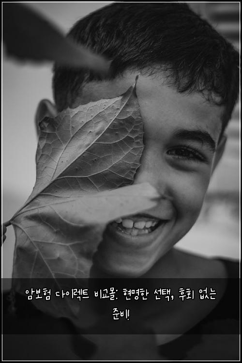 암보험 다이렉트 비교몰: 현명한 선택, 후회 없는 준비!