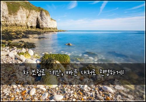 차 보험료 계산, 빠른 대처로 현명하게!
