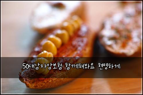 50대남자암보험 함께해봐요  현명하게
