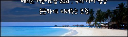 메리츠 어린이보험 2021 : 우리 아이 평생 든든하게 지켜주는 보험