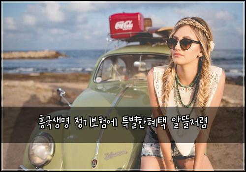 흥국생명 정기보험에 특별한혜택 알뜰저렴