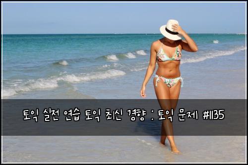 토익 실전 연습 토익 최신 경향 : 토익 문제 #1135