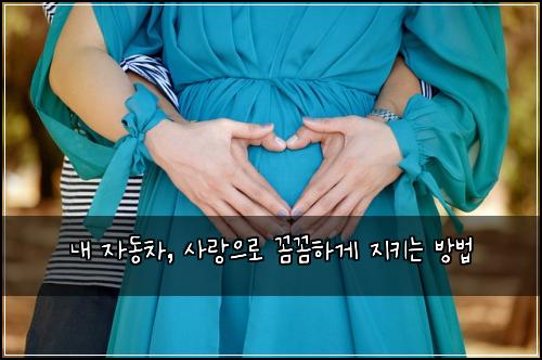  내 자동차, 사랑으로 꼼꼼하게 지키는 방법