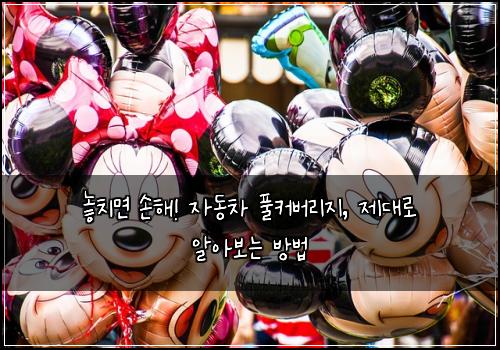  놓치면 손해! 자동차 풀커버리지, 제대로 알아보는 방법