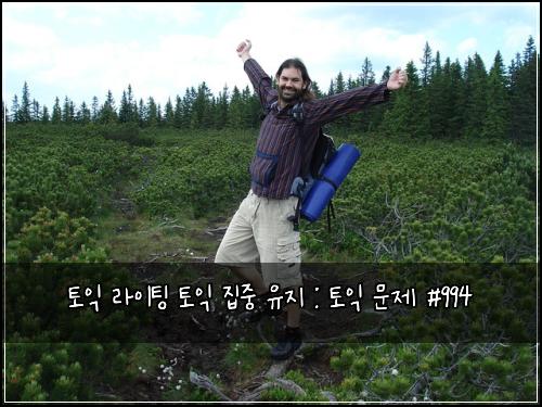 토익 라이팅 토익 집중 유지 : 토익 문제 #994