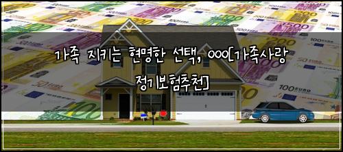 가족 지키는 현명한 선택, ㅇㅇㅇ[가족사랑 정기보험추천]