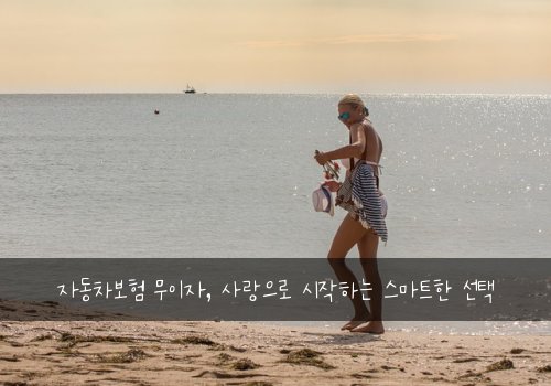 자동차보험 무이자, 사랑으로 시작하는 스마트한 선택