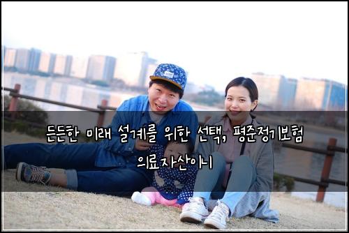  든든한 미래 설계를 위한 선택, 평준정기보험 의료자산이니