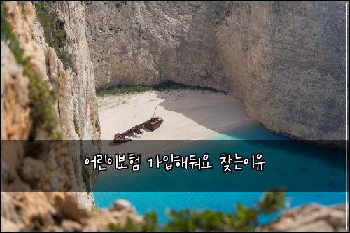 어린이보험 가입해둬요  찾는이유