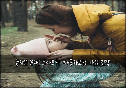  놓치면 손해! 스마트한 자동차보험 가입 전략