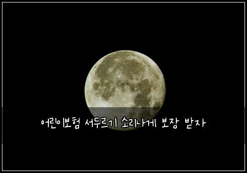 ์ด๋ฆฐ์ด๋ณดํ ์๋๋ฅด๊ธฐ ์๋ฆฌ๋๊ฒ ๋ณด์ฅ ๋ฐ์