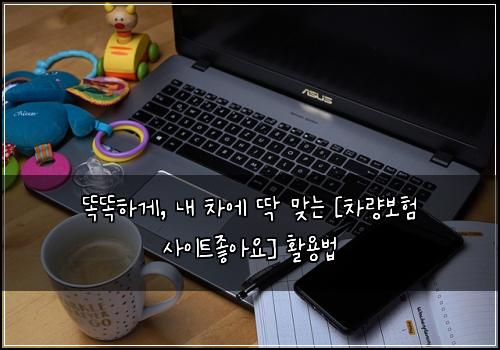  똑똑하게, 내 차에 딱 맞는 [차량보험 사이트좋아요] 활용법