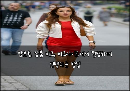 암보험 상품 비교, 비교사이트에서 현명하게 선택하는 방법