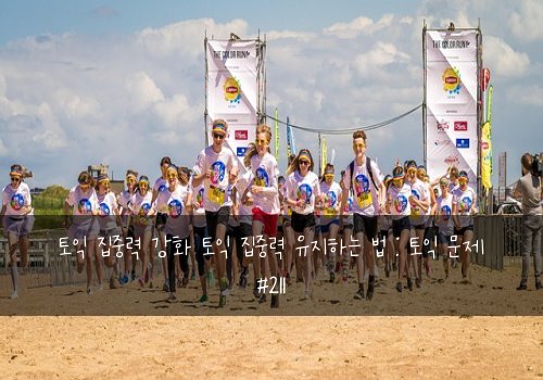 토익 집중력 강화 토익 집중력 유지하는 법 : 토익 문제 #211