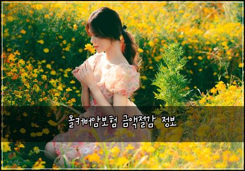 올커버암보험 금액절감  정보