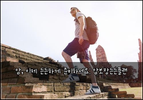  암, 이제 든든하게 준비하세요: 암보장든든플랜