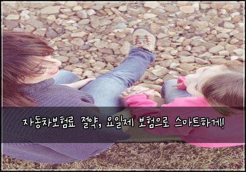 자동차보험료 절약, 요일제 보험으로 스마트하게!