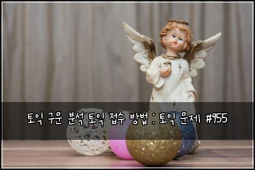 ํ ์ต ๊ตฌ๋ฌธ ๋ถ์ ํ ์ต ์ ์ ๋ฐฉ๋ฒ : ํ ์ต ๋ฌธ์ #955