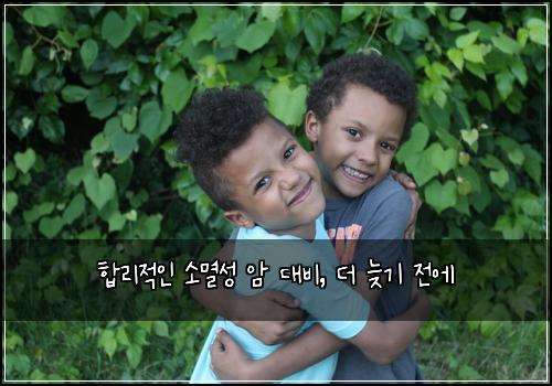  합리적인 소멸성 암 대비, 더 늦기 전에