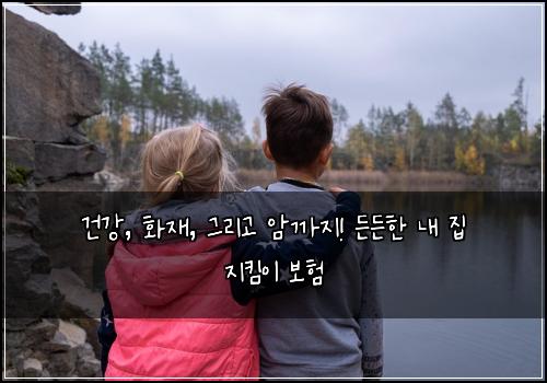  건강, 화재, 그리고 암까지! 든든한 내 집 지킴이 보험
