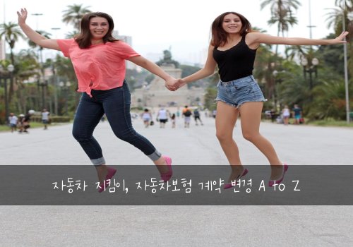 자동차 지킴이, 자동차보험 계약 변경 A to Z