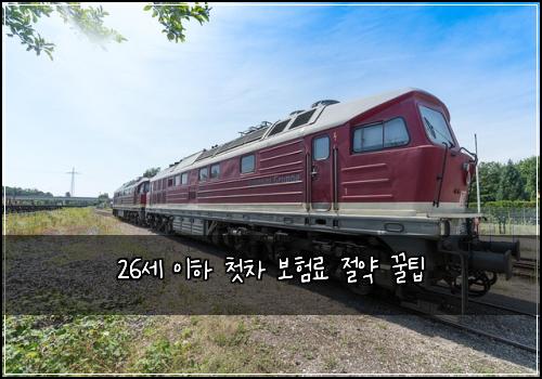 26세 이하 첫차 보험료 절약 꿀팁