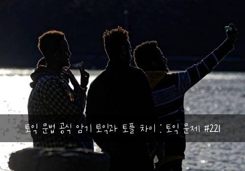 토익 문법 공식 암기 토익과 토플 차이 : 토익 문제 #221