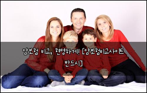 암보험 비교, 현명하게! [암보험비교사이트 반드시]