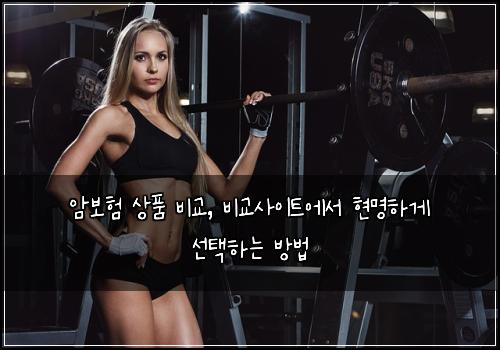 암보험 상품 비교, 비교사이트에서 현명하게 선택하는 방법