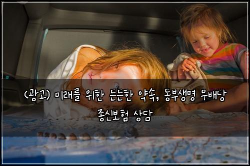 (광고) 미래를 위한 든든한 약속, 동부생명 무배당 종신보험 상담