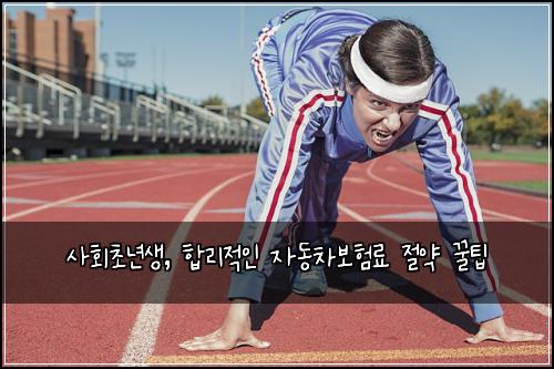  사회초년생, 합리적인 자동차보험료 절약 꿀팁