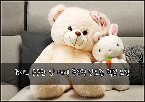 79세도 든든한 암 대비! 종신형 암보험 핵심 보장