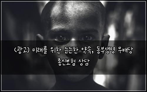 (광고) 미래를 위한 든든한 약속, 동부생명 무배당 종신보험 상담