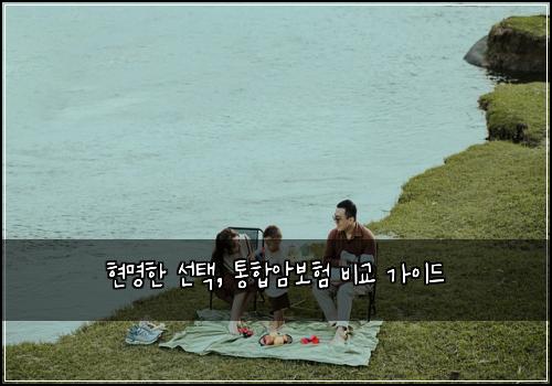  현명한 선택, 통합암보험 비교 가이드