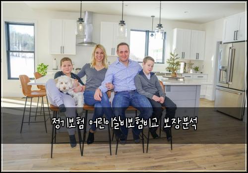 정기보험 어린이실비보험비교 보장분석