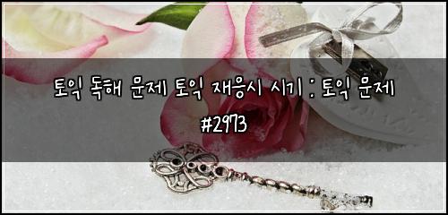 토익 독해 문제 토익 재응시 시기 : 토익 문제 #2973